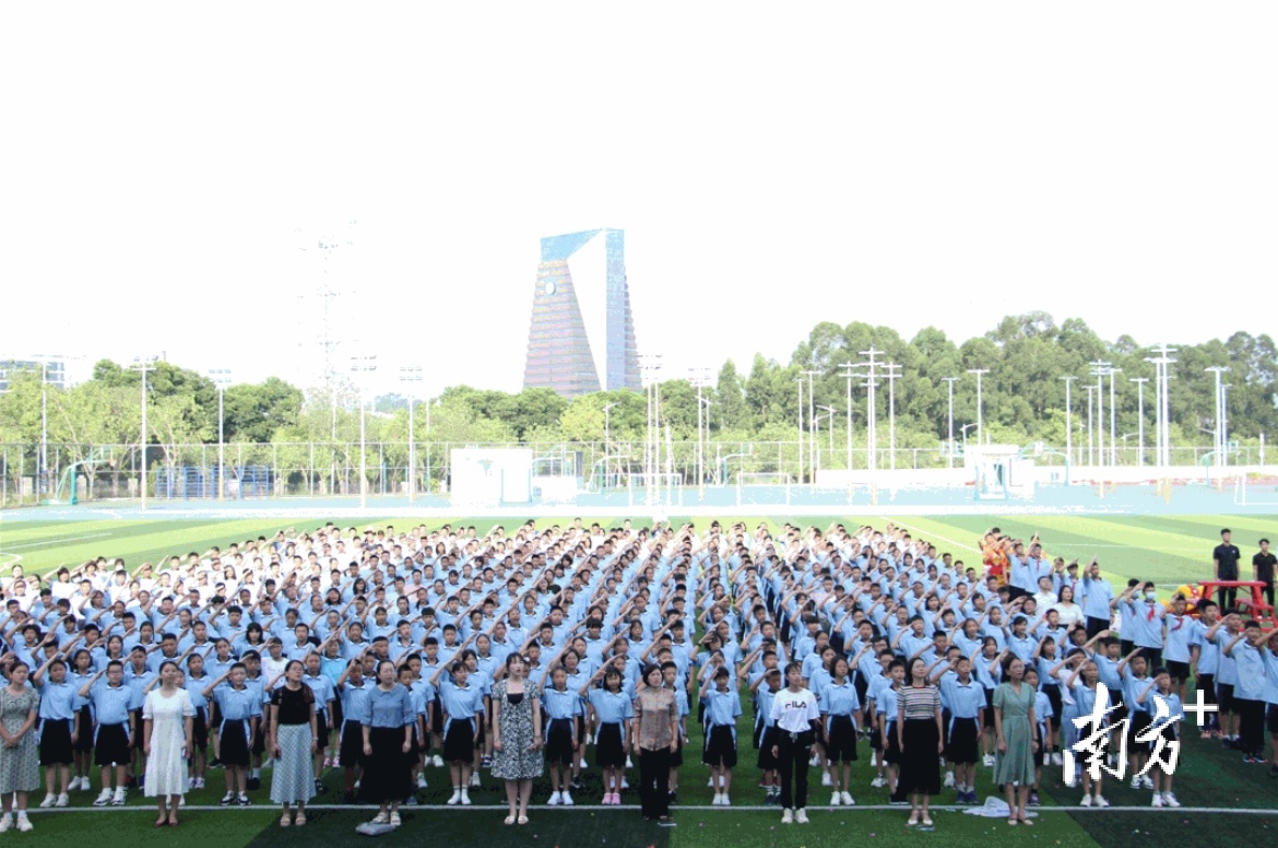 松山湖北区学校 南方拍客 黄政正 张莎 供图