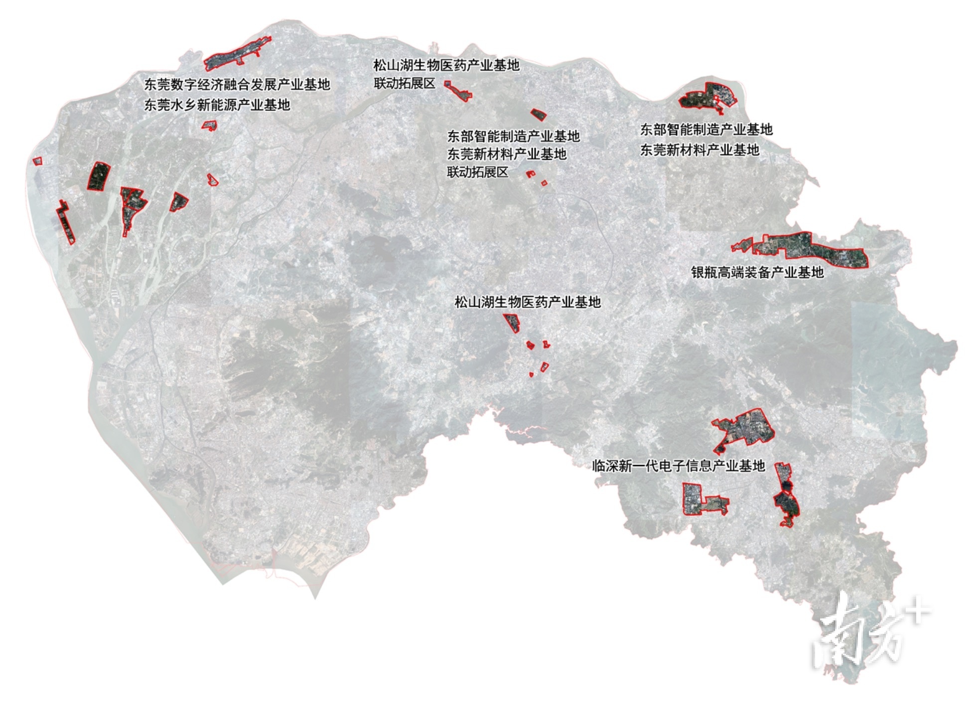 六大战略性新兴产业基地分布