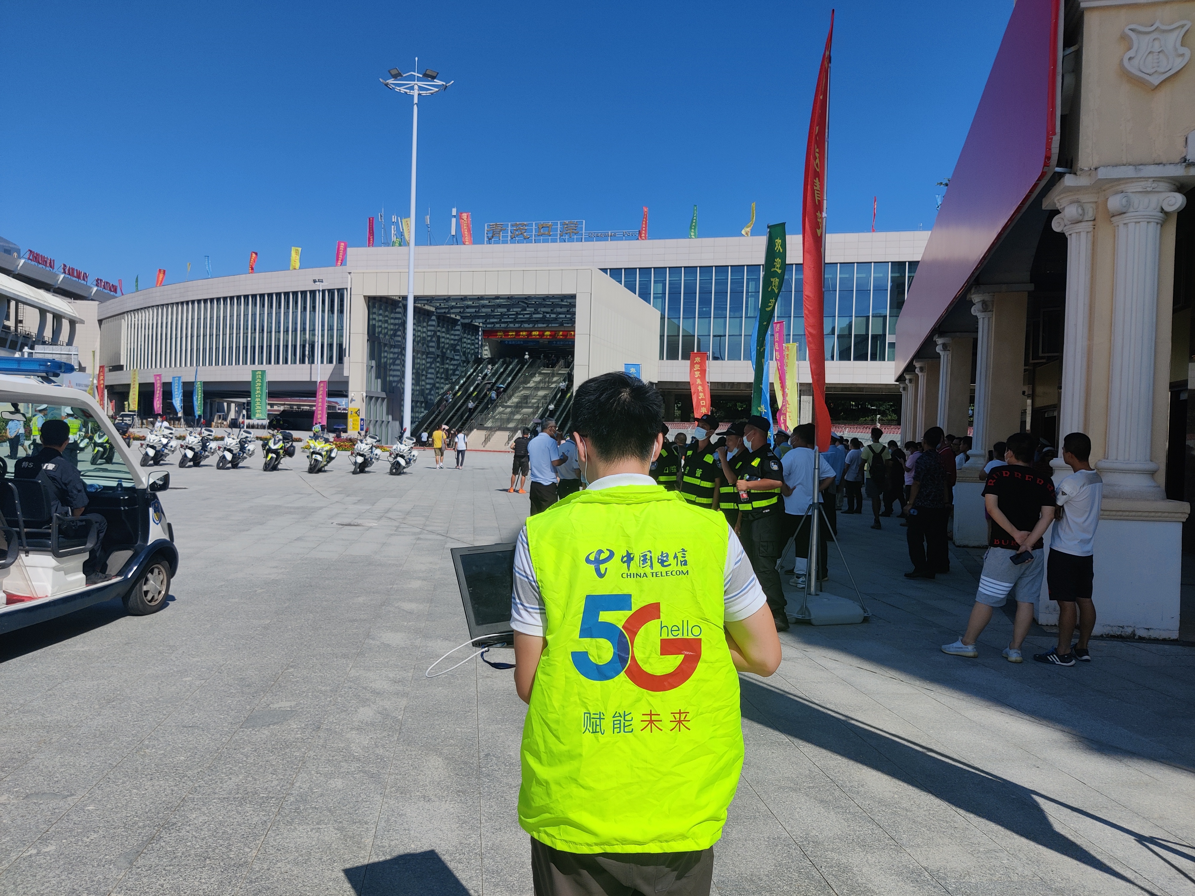 珠海电信第一时间实现粤澳新通道网络信号全覆盖 。刘小珠 供图