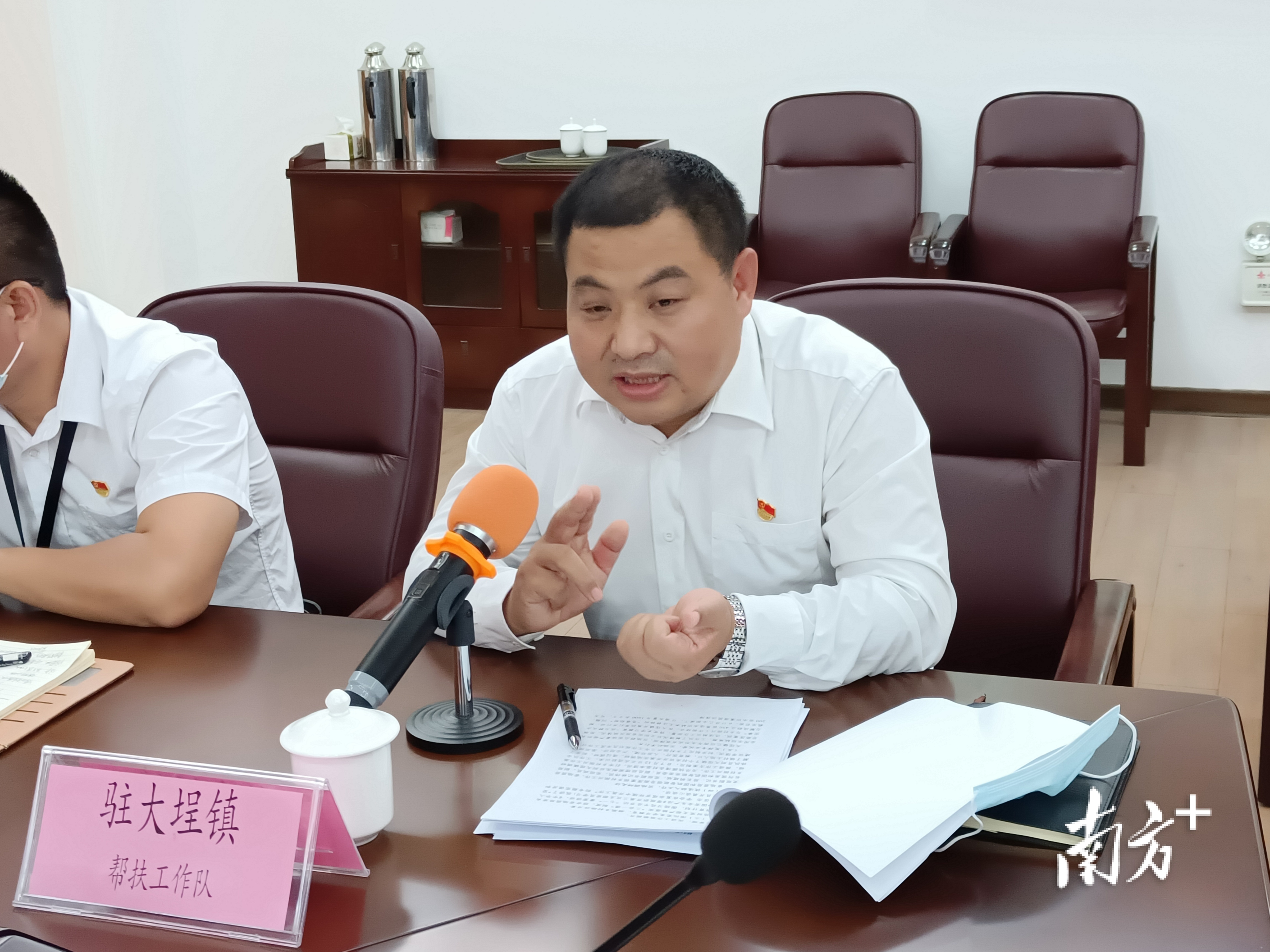 队长发言。董志豪 摄