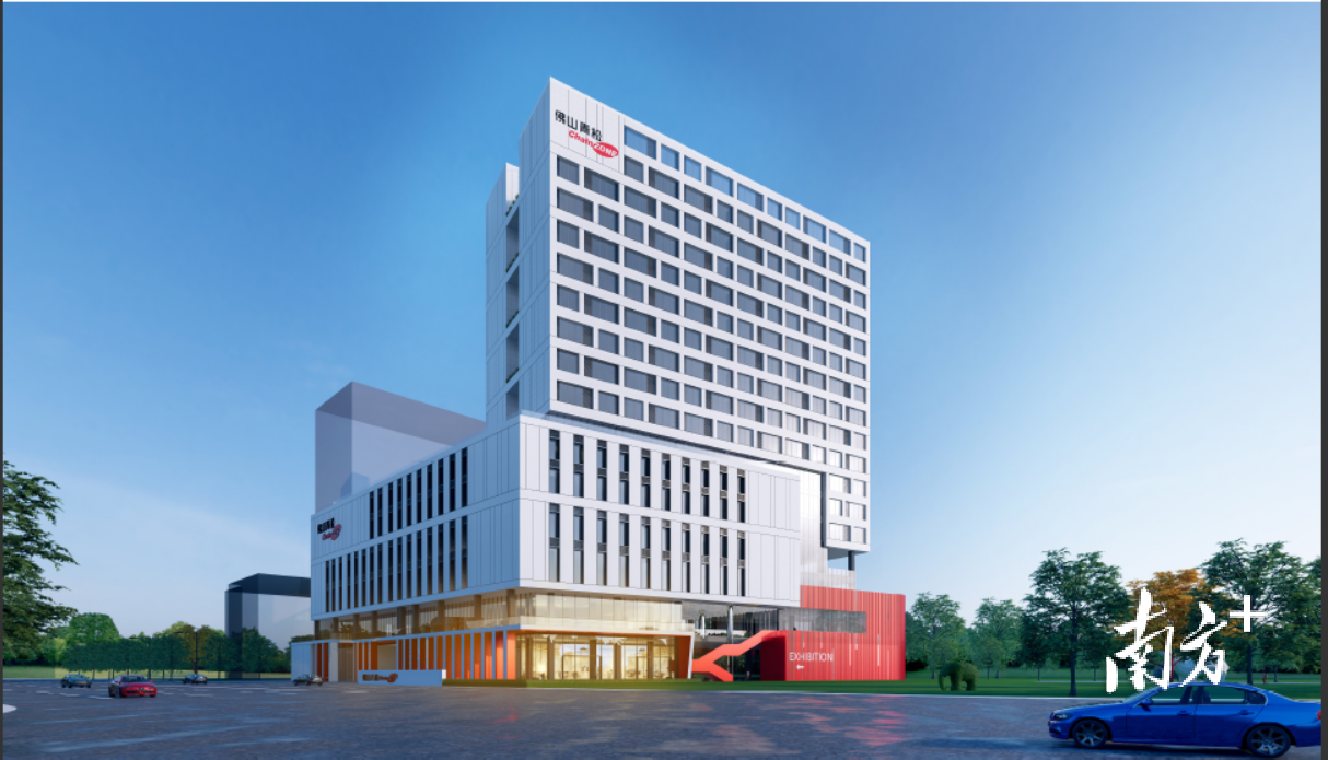 佛山市青松科技股份有限公司总部项目效果图。 佛山市青松科技股份有限公司总部项目效果图。