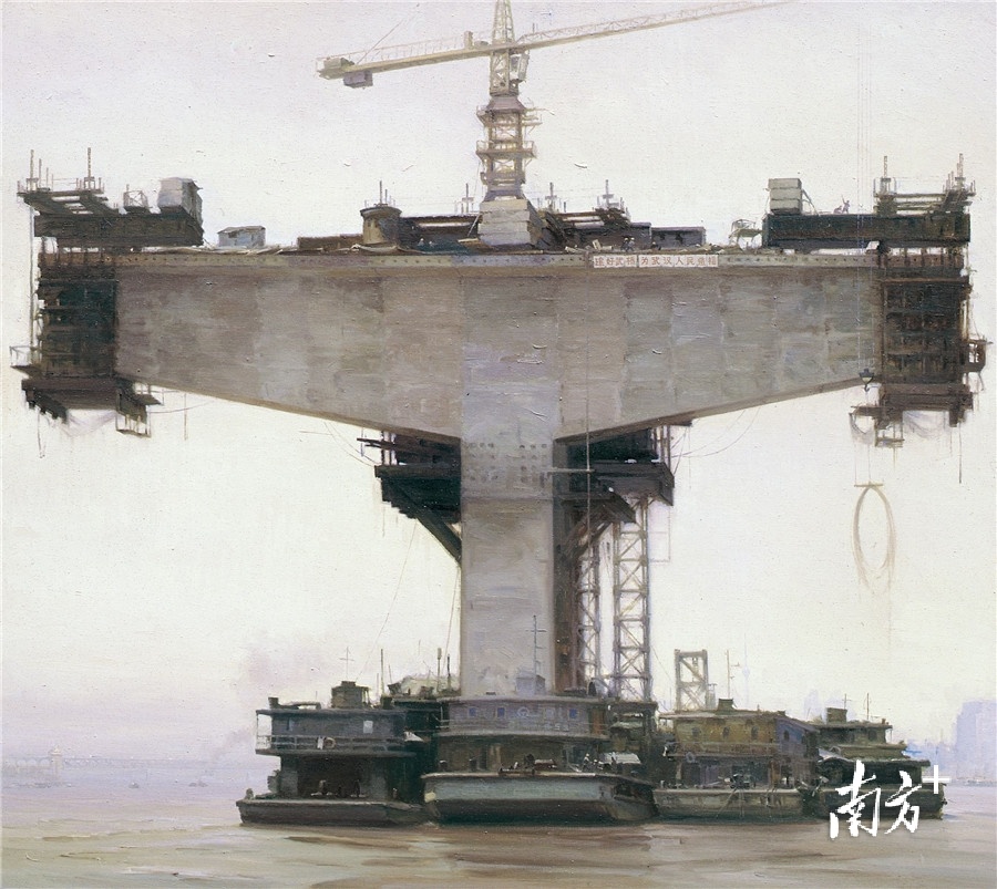 卢柏森 《飞架》 油画 