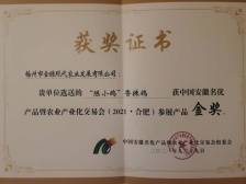 展翅高飞！陈小鸽香辣鸽获安徽农交会参展作品金奖荣誉