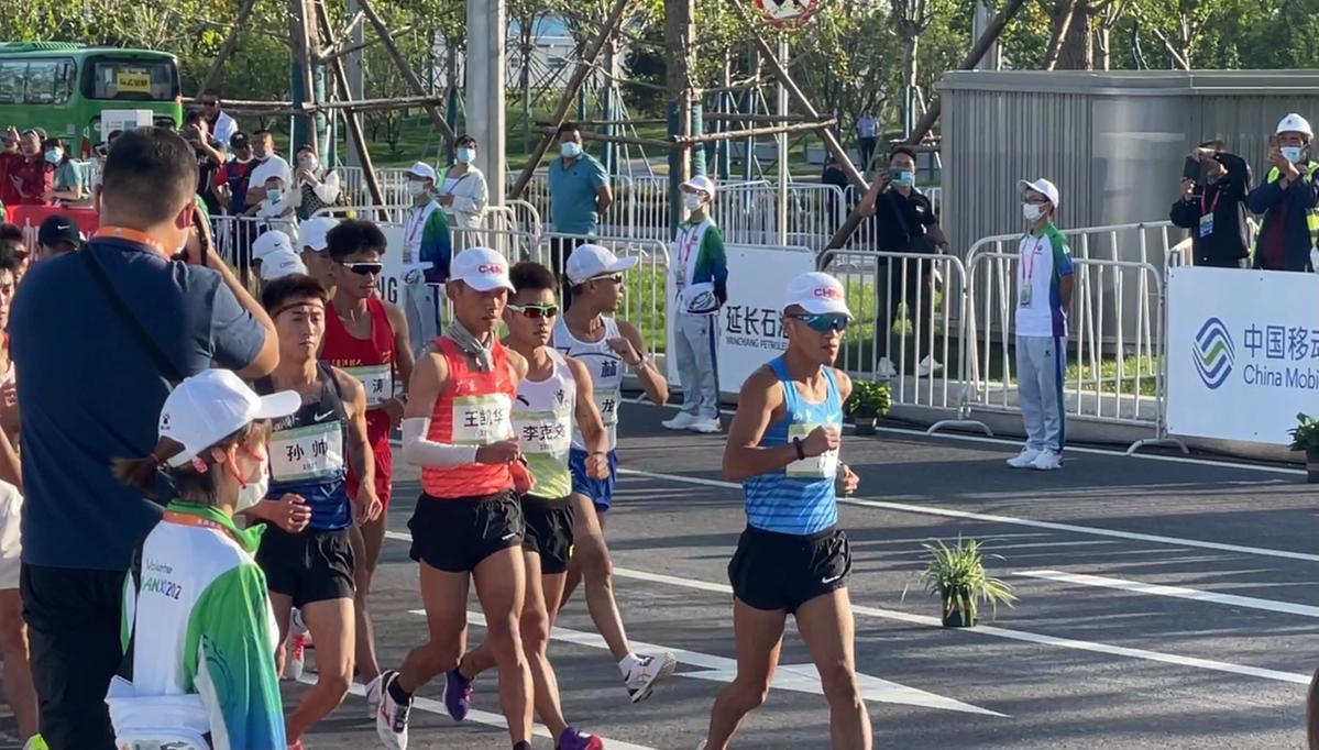 ▲王凯华为目前中国男子20公里竞走纪录保持者