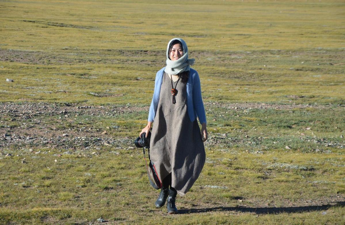 ▲张笑艳在西藏