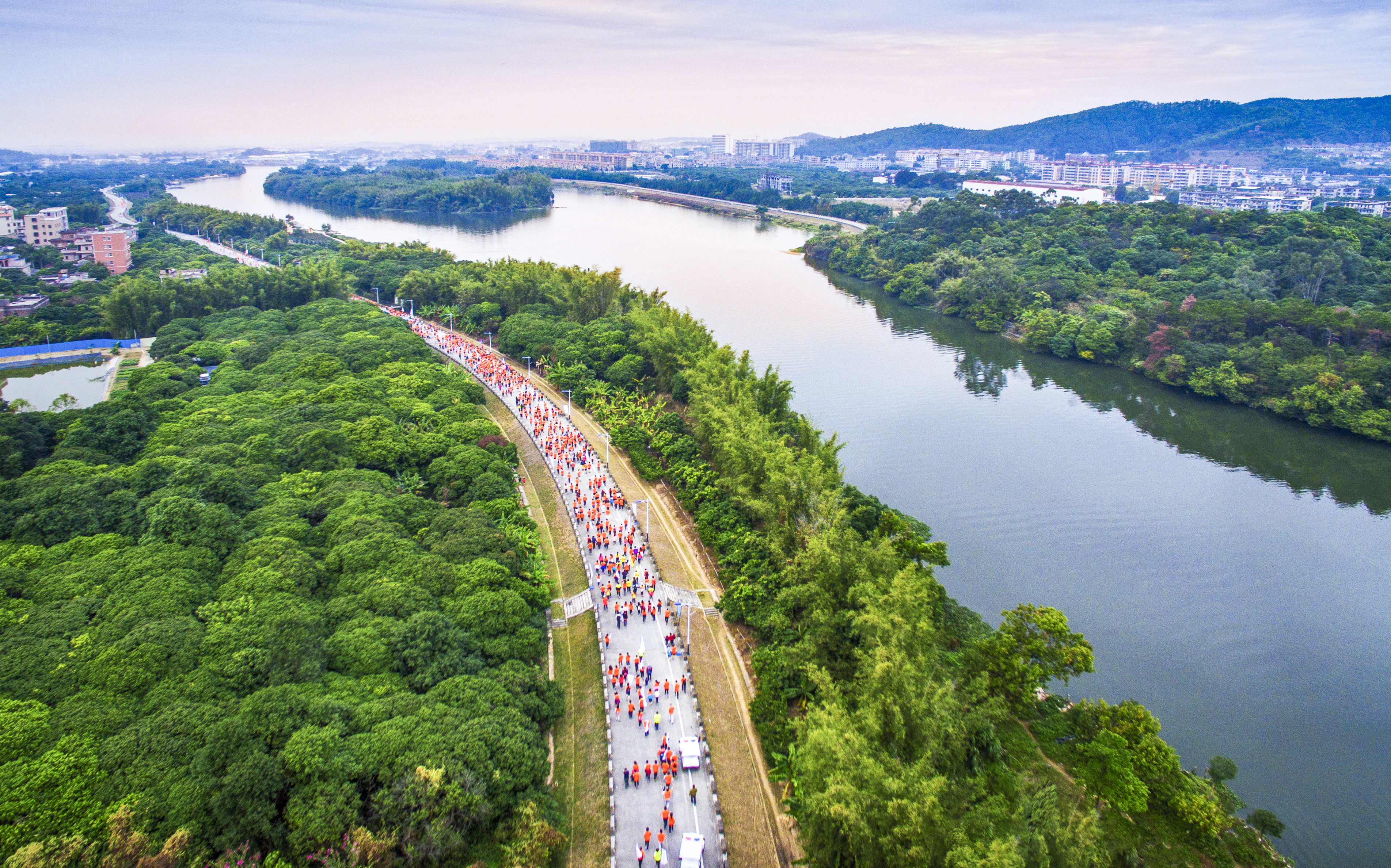 流溪河绿道寮采段.