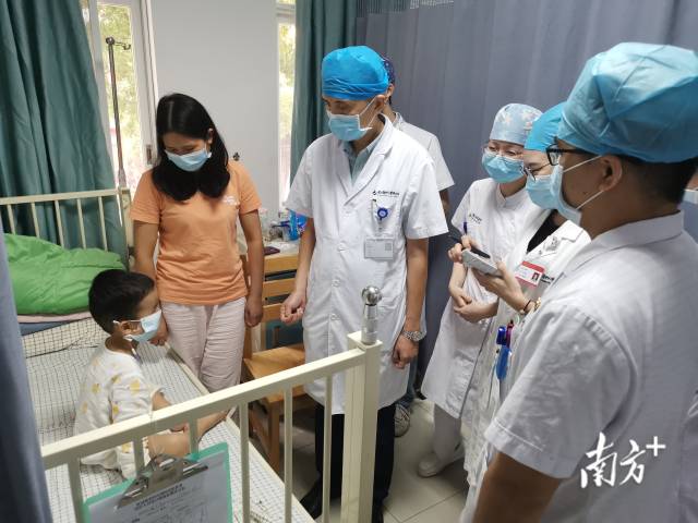 小杰术后康复顺利。 通讯员 供图