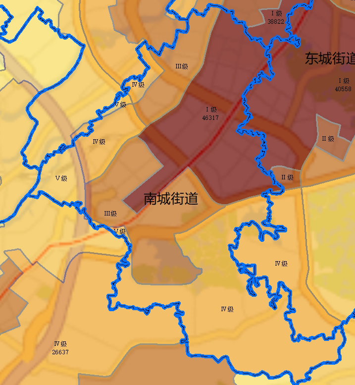 東城街道:40558元/平