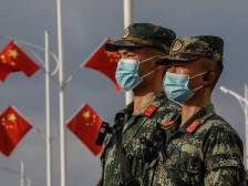 粤澳边界：武警官兵国庆假期坚守战位保平安