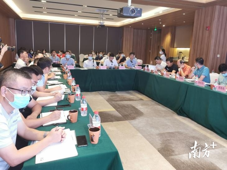 南海区农贸市场升级改造工作推进会现场。南方+&nbsp;李源 摄