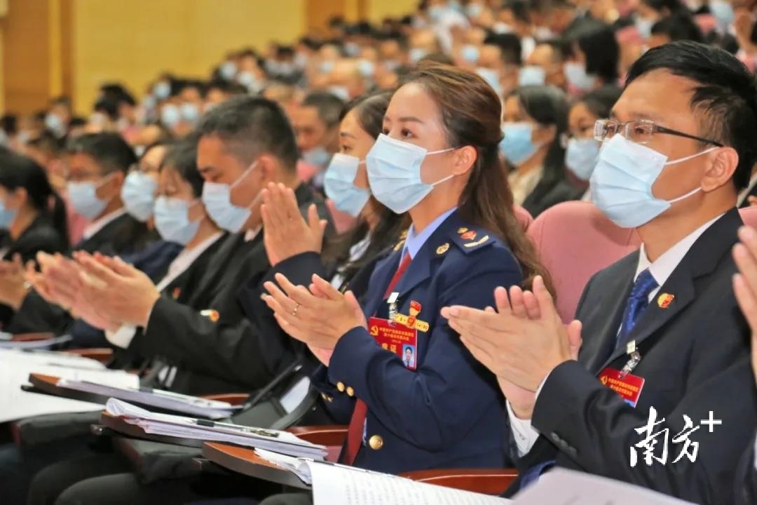 10月13日，中国共产党肇庆市高要区第十四次代表大会开幕。 通讯员供图 