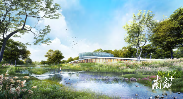 松山湖科学公园建设效果图（局部）