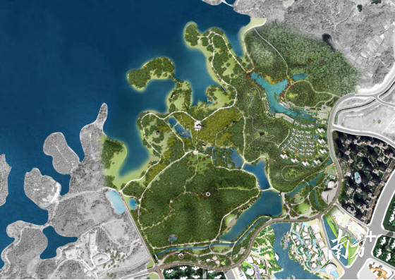 松山湖科学公园规划平面图