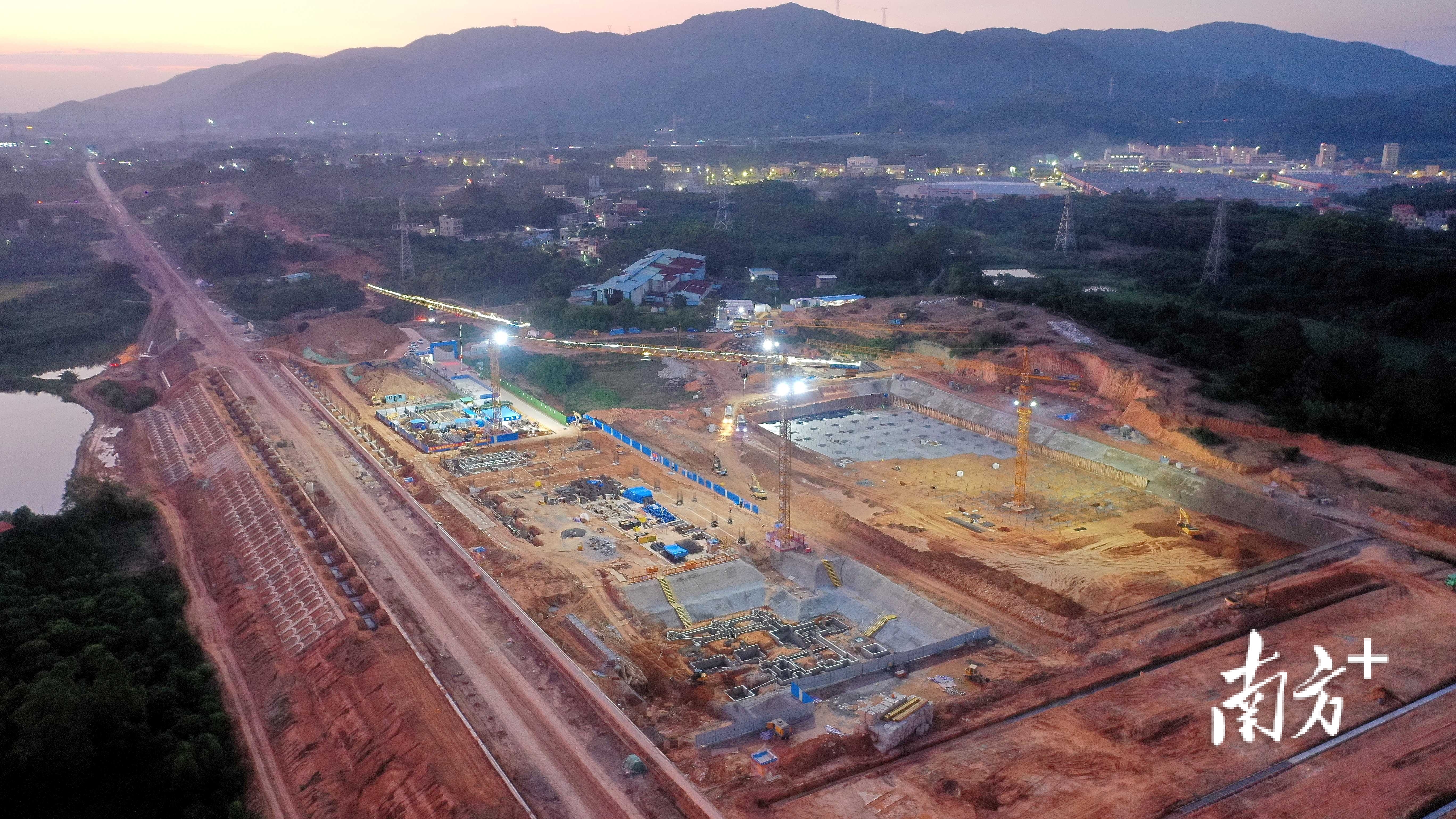 广汕高铁博罗站。