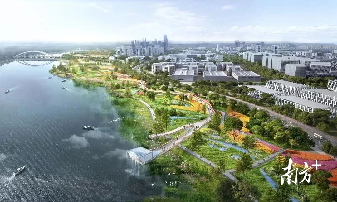 北海产业园鸟瞰图。