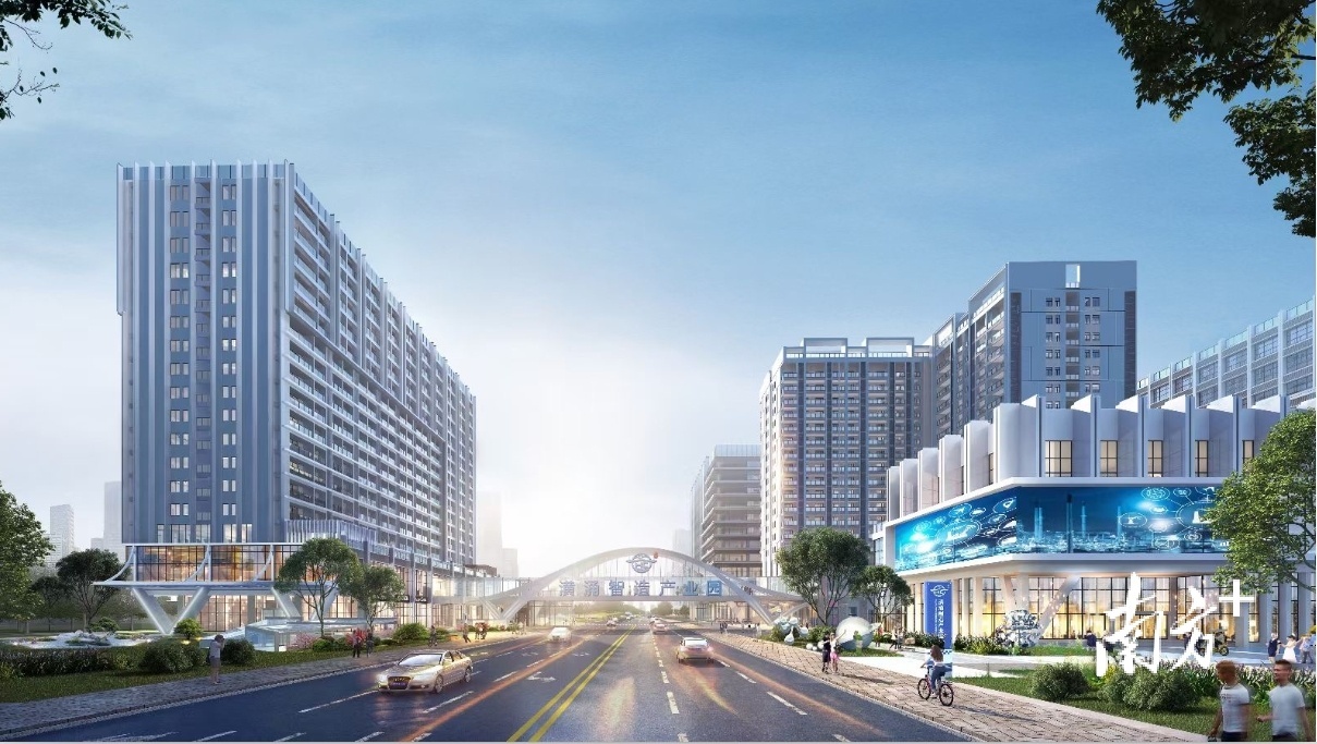 潢涌智造产业园效果图。
