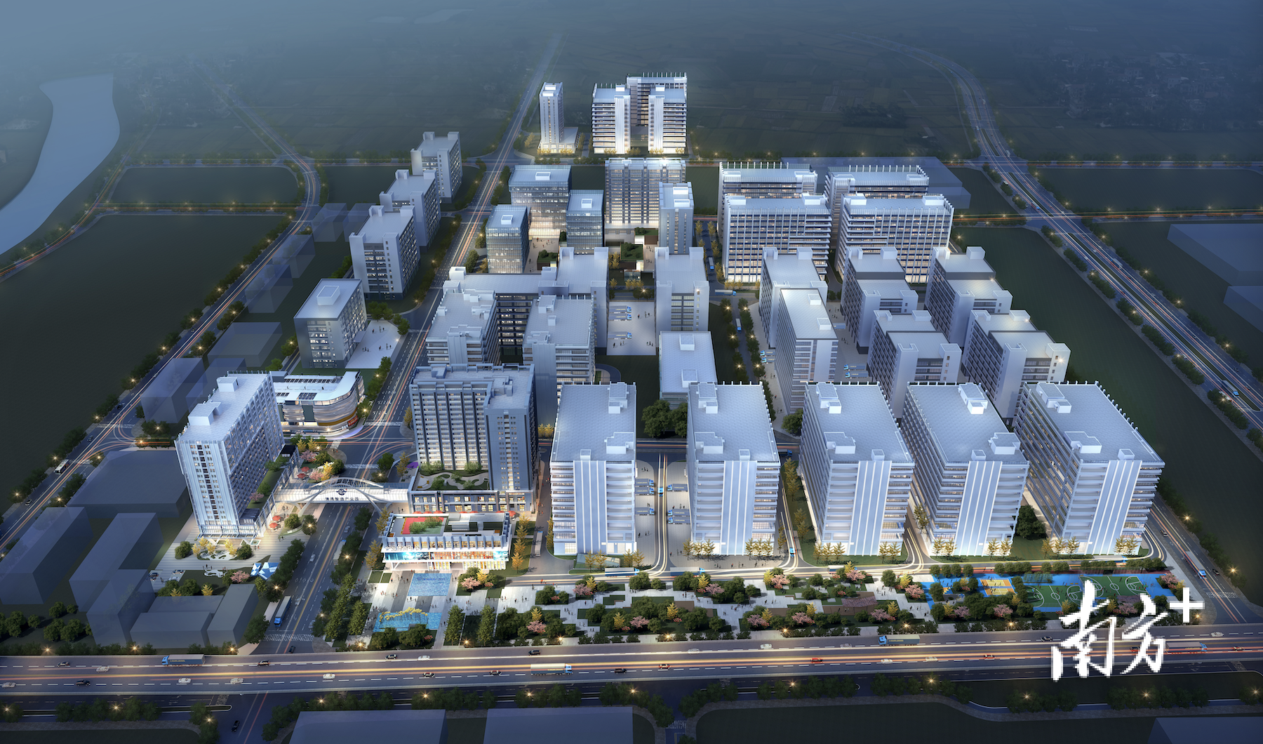 潢涌智造产业园效果图。