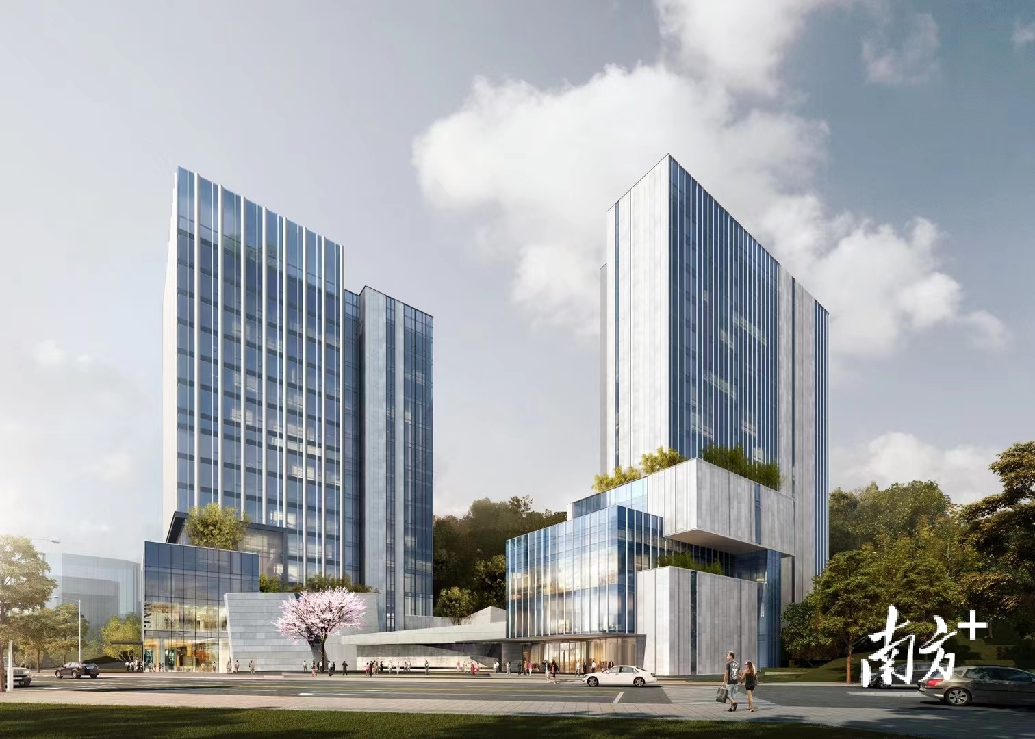 珍宝集团大厦建成效果图。