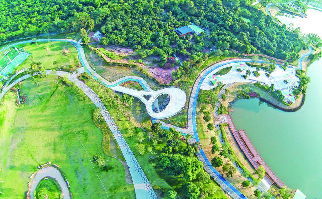 宝安人才林公园美景如画.