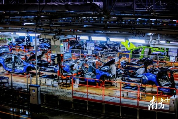 肇庆成为广东智能汽车产业发展最有冲劲的城市。王振宇 摄