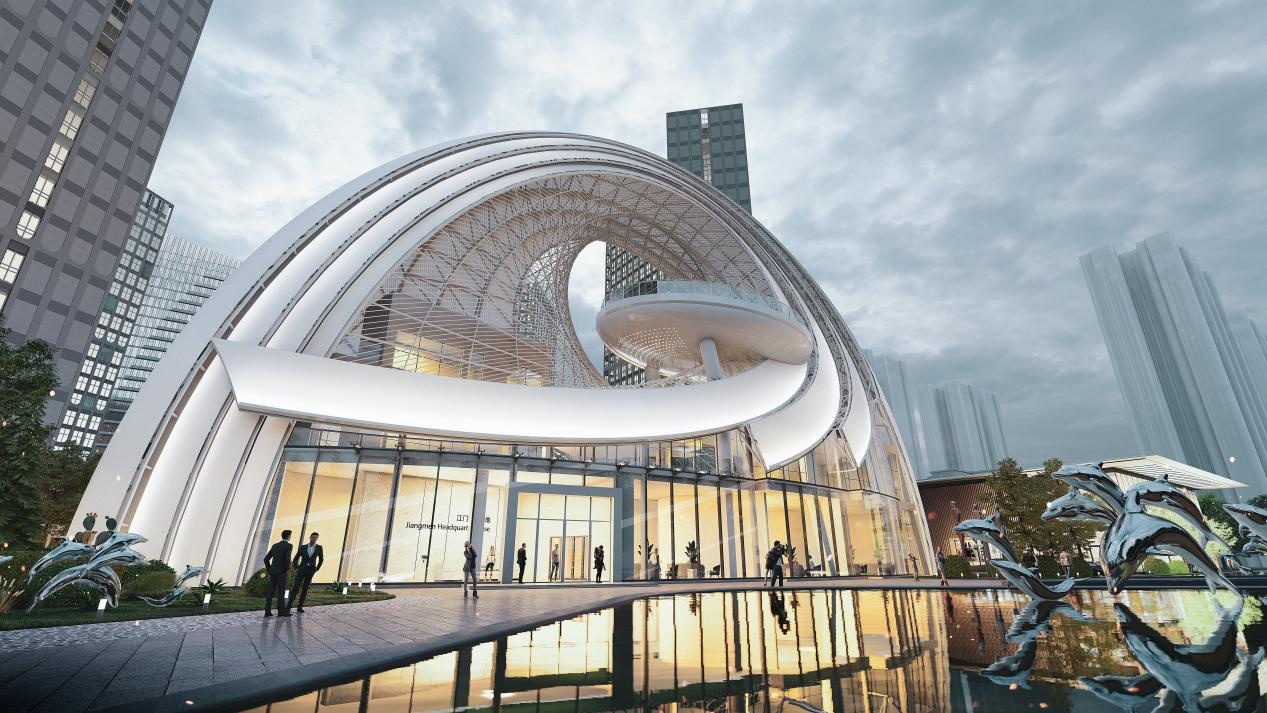 江门城市新地标"湾区之眼"亮相