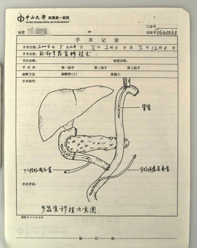 中山一院展出的老病案,。通訊員供圖