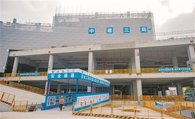 即将封顶的非遗馆 即将封顶的非遗馆