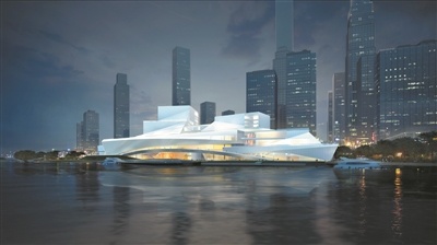 广东省“三馆合一”项目建成效果图 广东省“三馆合一”项目建成效果图