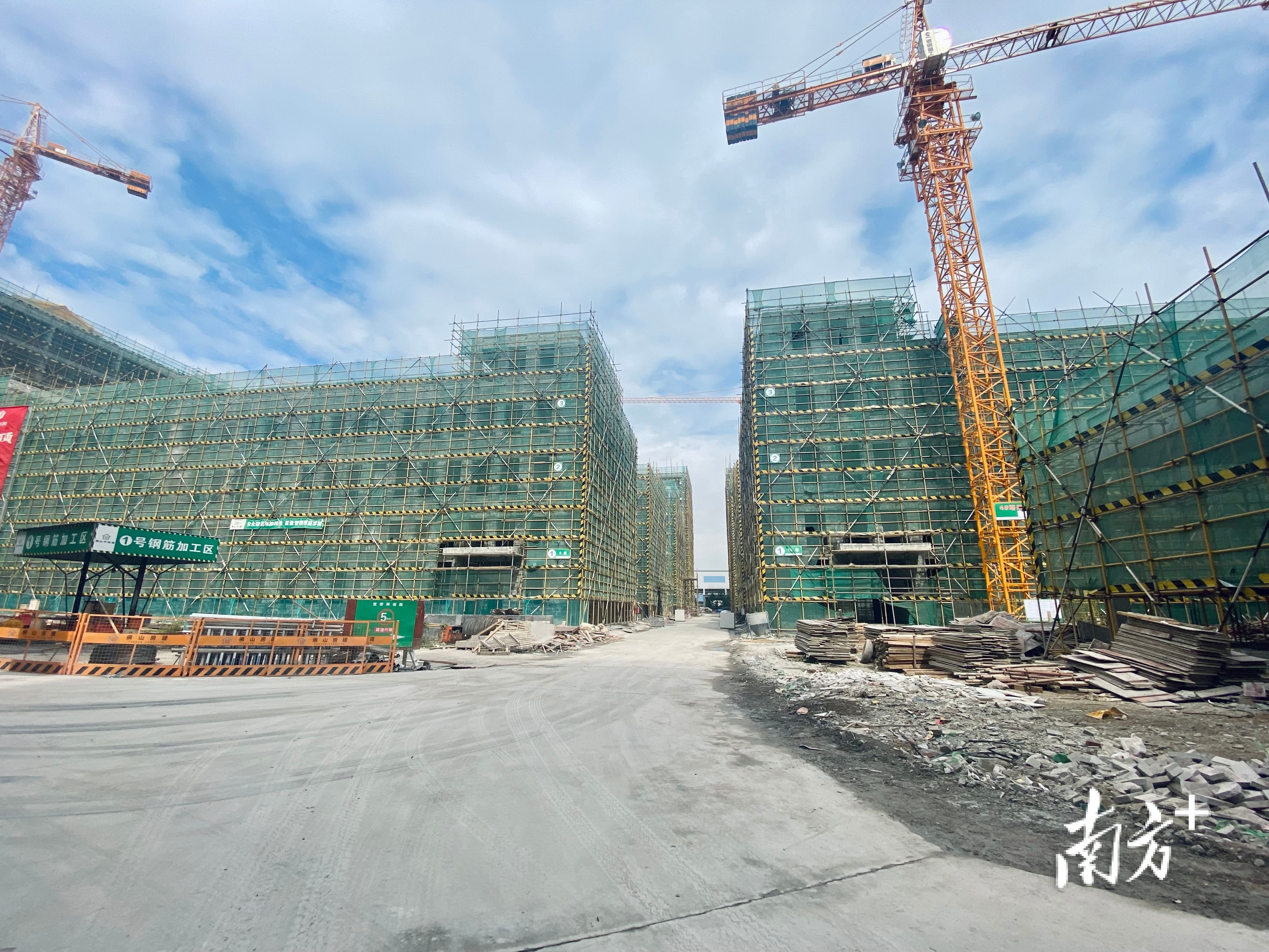 宜安科创园建设热火朝天。肖莎莎摄