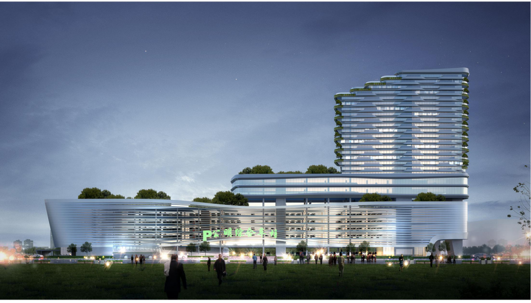 ▲公明综合车场效果图(以实际建成为准) ▲公明综合车场效果图(以实际建成为准)