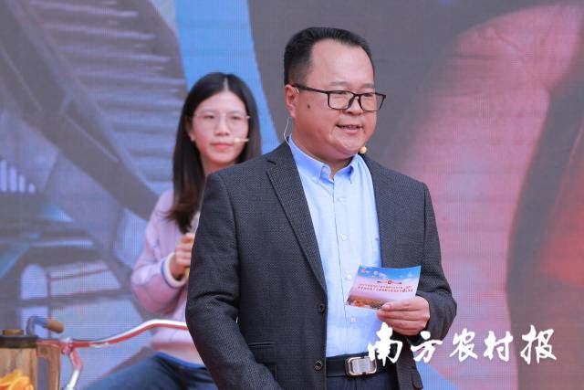 精深加工企业代表陈俊平 南方农村报 谢伙荣 拍摄