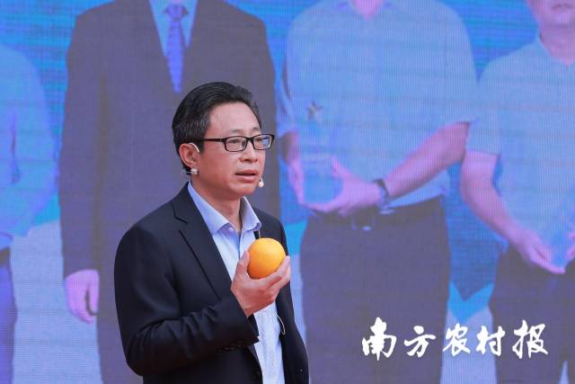 平远县人民政府副县长李万年 南方农村报 谢伙荣 拍摄