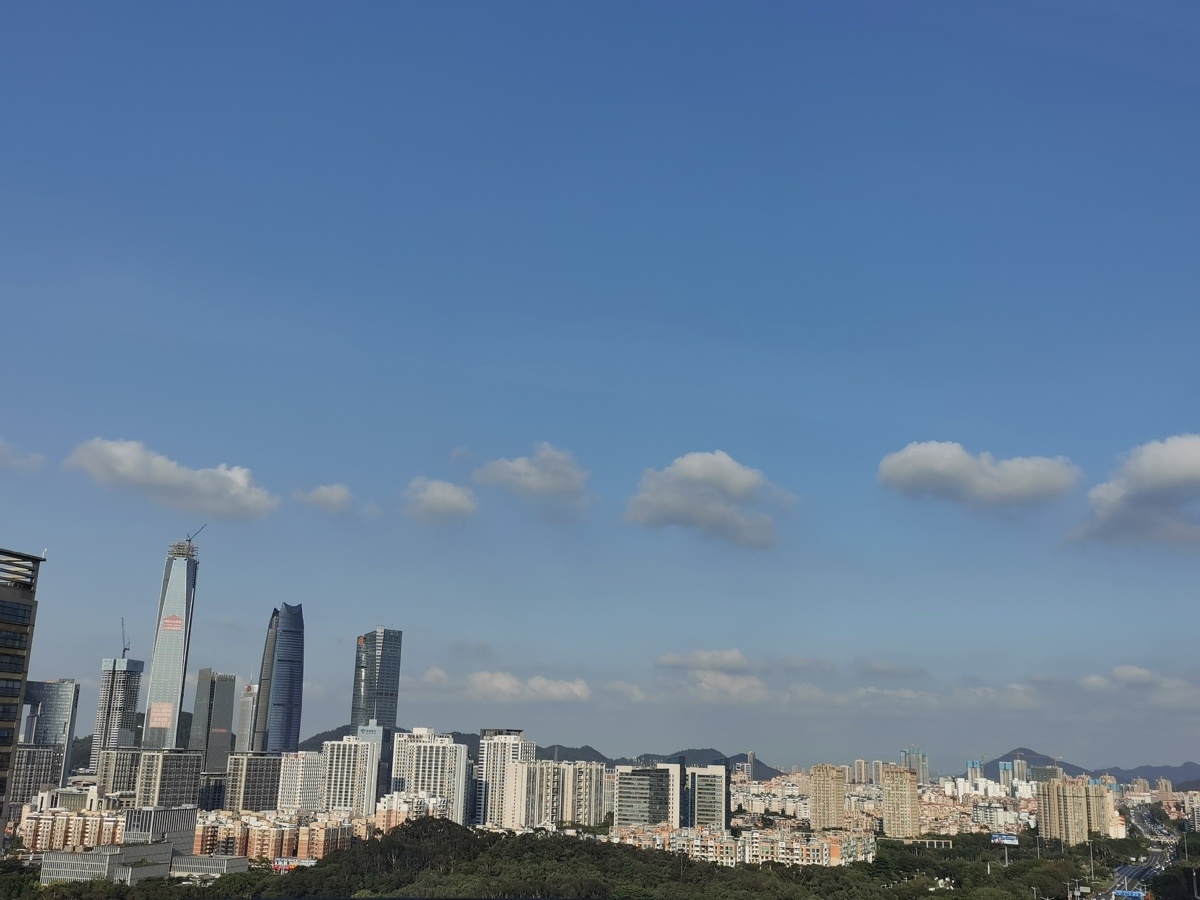 ▲东莞空气质量明显改善，东莞蓝时常刷屏朋友圈