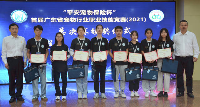 学生组一到八名