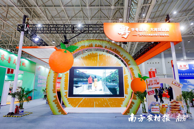 广东六大水果展销区。