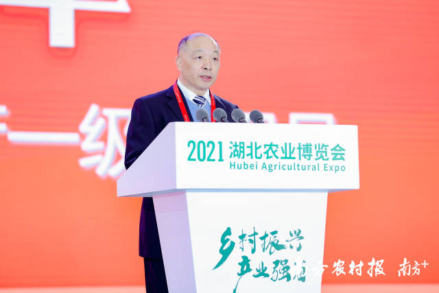 湖北省农业农村厅一级巡视员刘长华：“广东六大水果进湖北宣传推介活动作为本届农博会首场系列推介活动，意义重大，是继“鄂粤同心、抗疫发展”后两省交流合作、共谋发展的又一实事。”&nbsp;