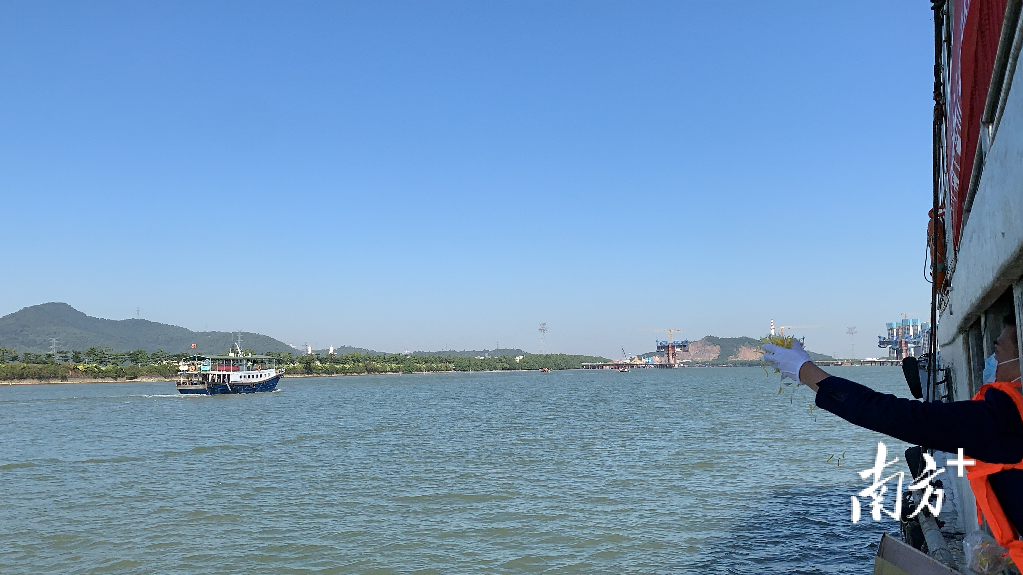 39位逝者长眠大海，中山举行骨灰免费集体海葬  南方+ 曾艳春 拍摄