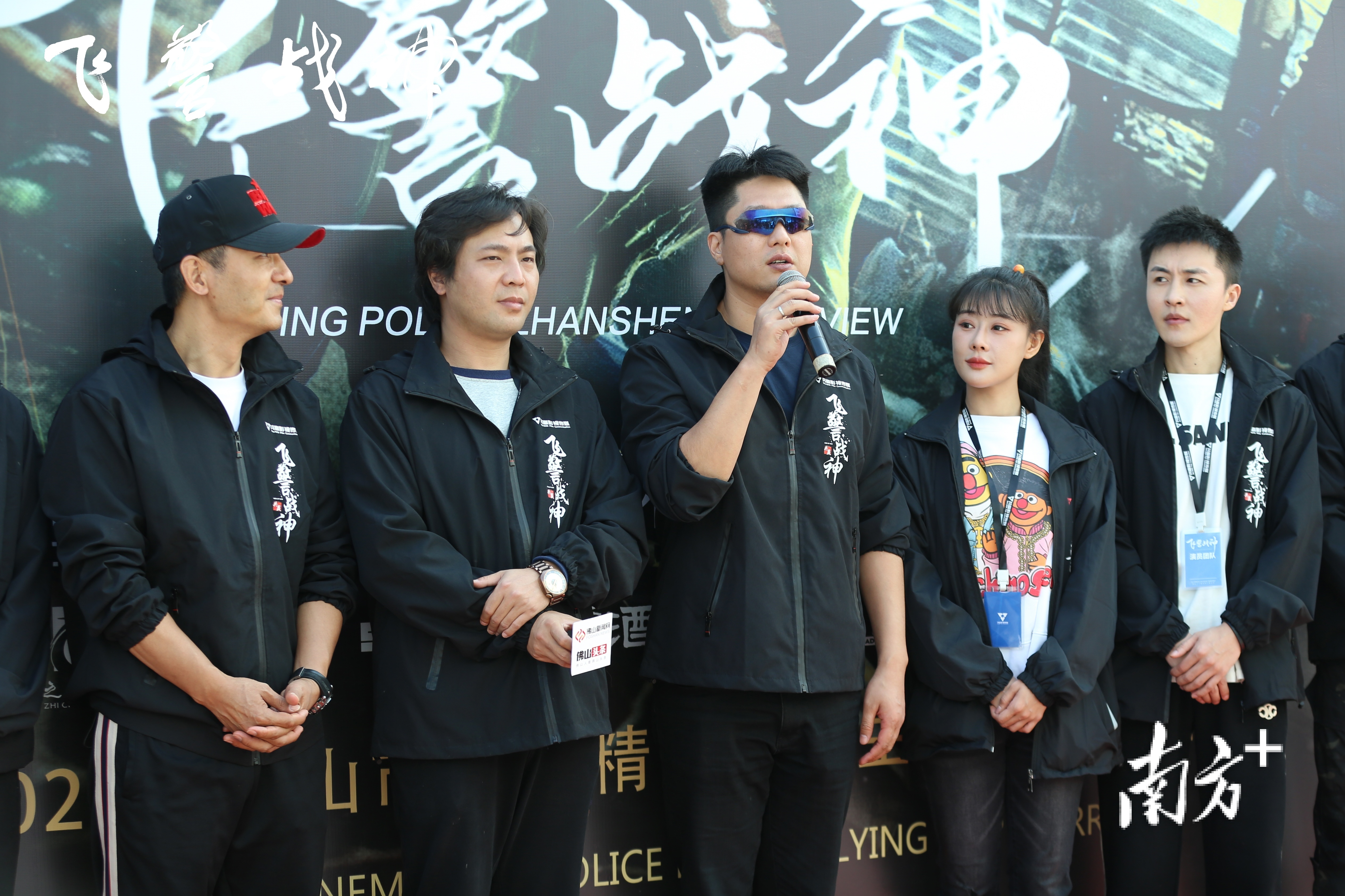 电影主演接受采访。主办方供图