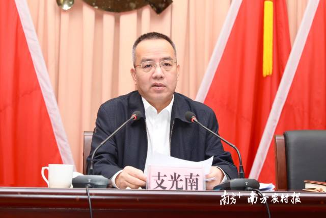 揭阳市委副书记、市长支光南。南方农村报 谭家富 拍摄