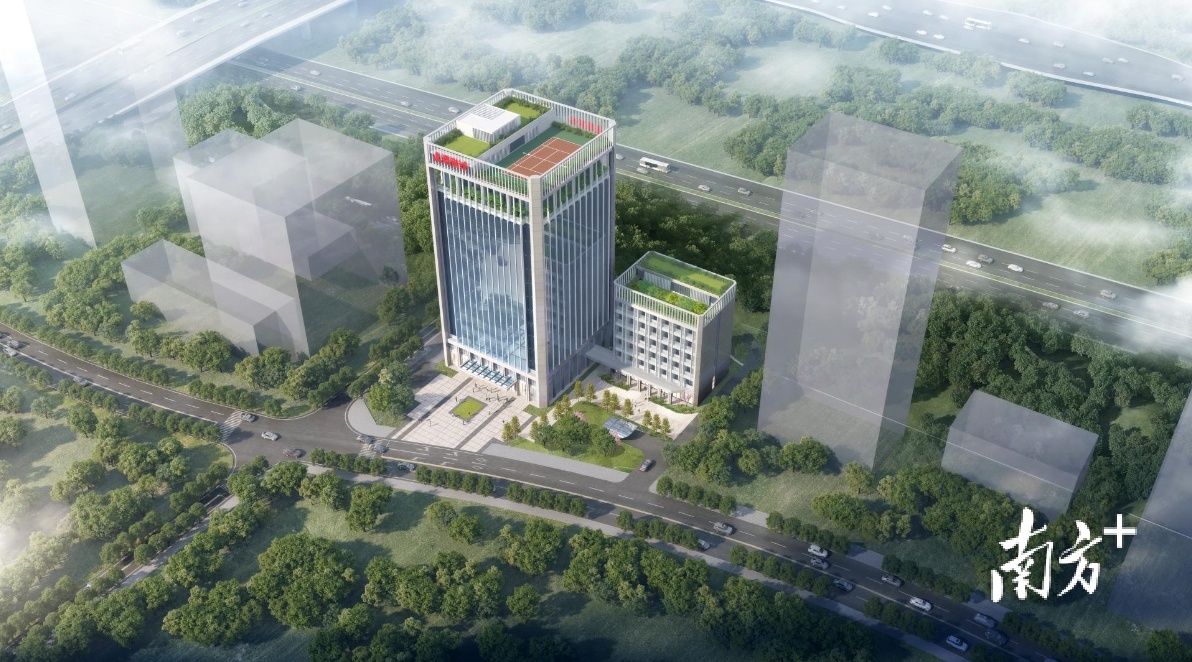 东莞嘉誉诚总部大楼建设效果图 