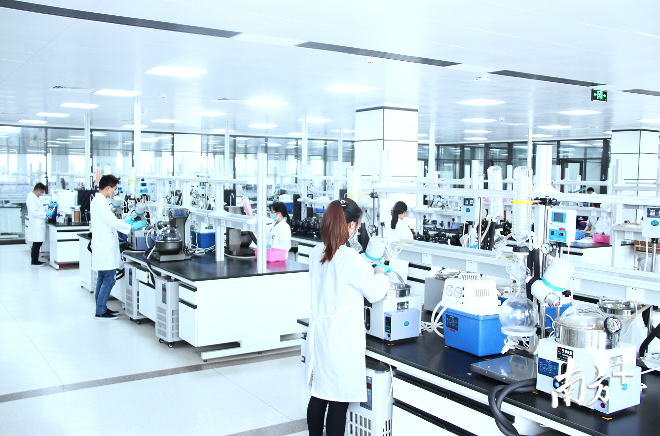 一方制药的技术中心实验室。企业供图 一方制药的技术中心实验室。企业供图