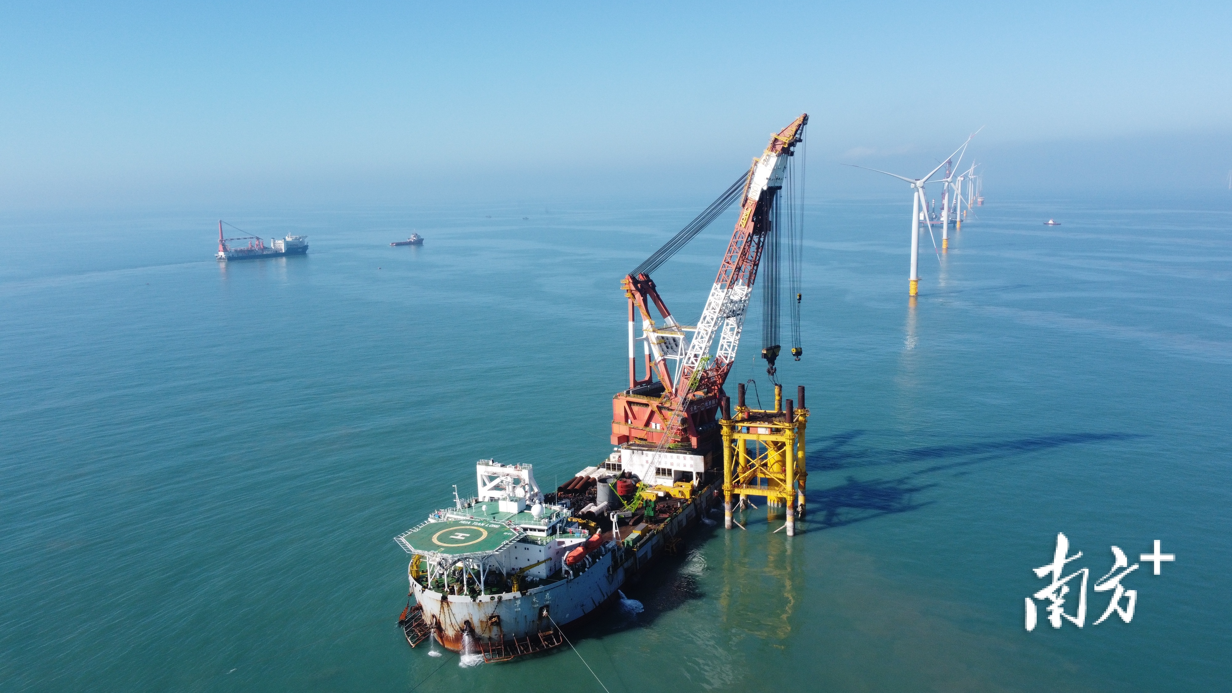 首标主体工程完工!珠企助力粤东地区推进首个海上风电项目