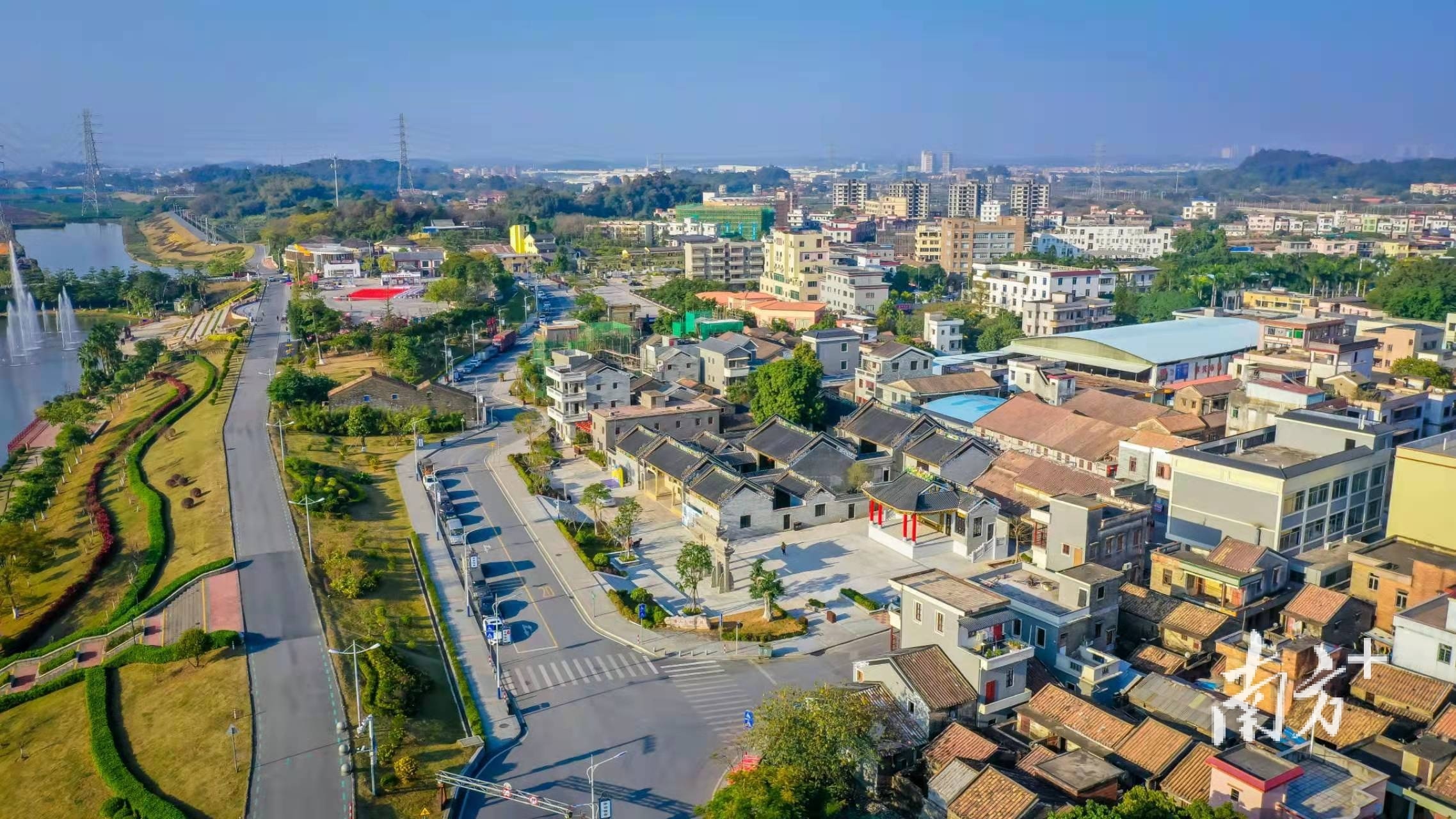 富景社区全景。 富景社区全景。