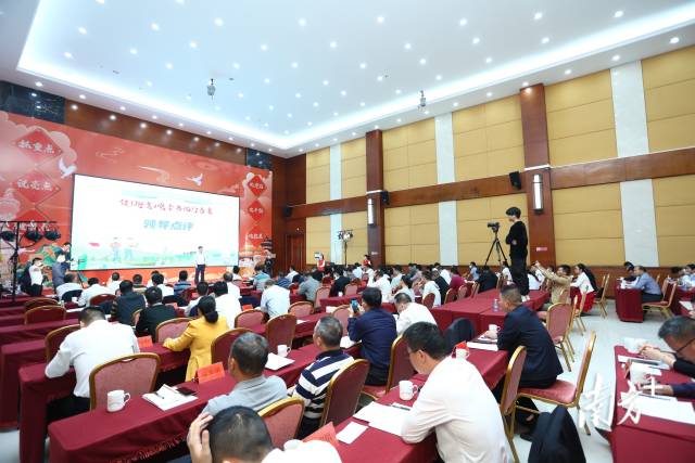 乡村振兴擂台赛现场