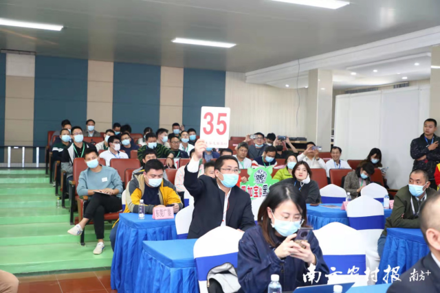 拍卖会现场嘉宾竞价激烈