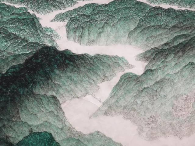 万里银涛入青山李劲堃长江之歌入选央视美术经典中的党史