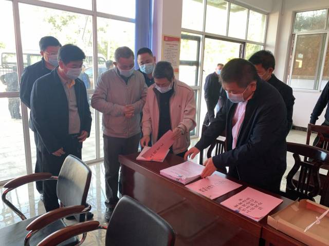 调研组到大东镇柘林村调研