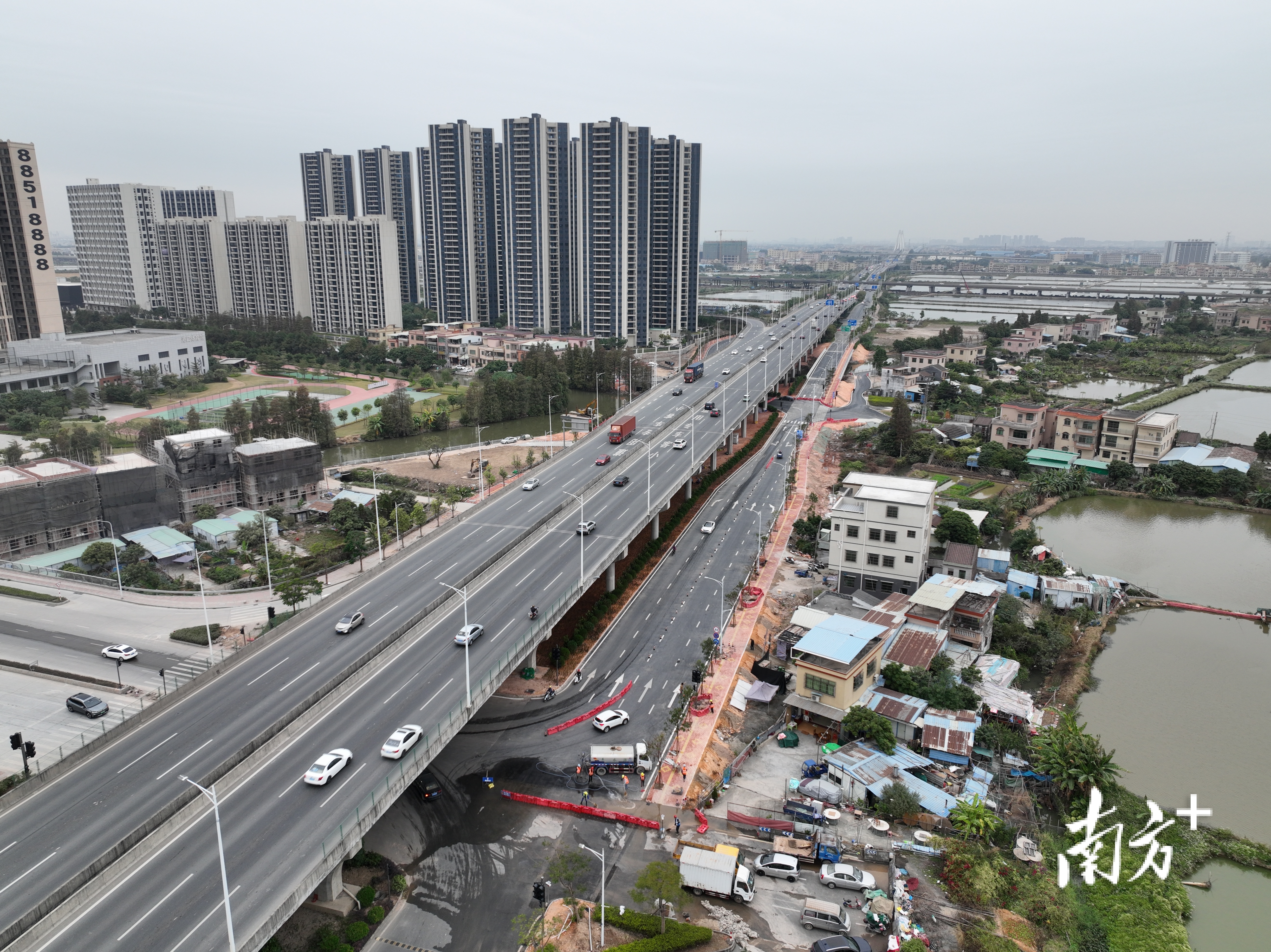 11年瓶颈路打通三角快线辅道通车