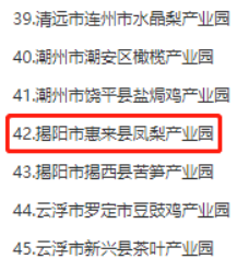 揭西苦笋现代农业产业园入选特色产业园建设名单