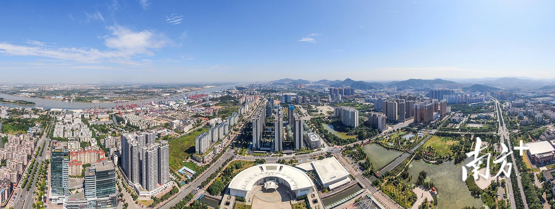 鸟瞰火炬开发区。 南方+ 叶志文 拍摄 鸟瞰火炬开发区。 南方+ 叶志文 拍摄